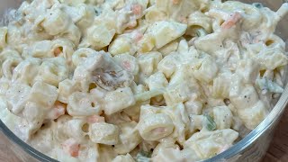 Classic Macaroni Chicken Salad  Alltime Favourite 🥗 [upl. by Beret130]