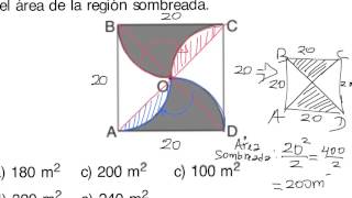 ¿Puedes calcular el area de regiones sombreadas usando artificios matematicos [upl. by Hanaj]