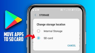 HOW TO MOVE APPS TO SD CARD ON ANDROID PHONE [upl. by Edmead470]