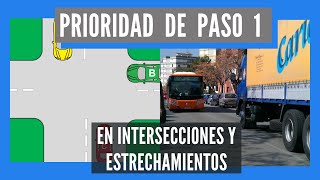 🔀 PRIORIDAD DE PASO 1🔥TEMA MUY IMPORTANTE 🔥 Intersecciones y pasos estrechos 🎯 PROFESOR AUTOESCUELA [upl. by Bobby825]