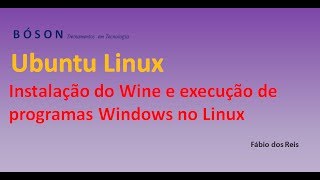 Instalação do Wine e execução de programas Windows no Linux Ubuntu [upl. by Ynomrah114]