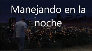 Manejando en la noche en GTA V video relajante [upl. by Airamanna56]