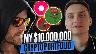 My 10000000 No Bitcoin Crypto Portfolio Neo Tokyo Alex Becker In the Game picks VPP POLKER [upl. by Rieth]