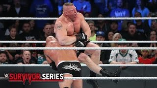 Goldberg vs Brock Lesnar Survivor Series 2016 on WWE Network [upl. by Socher274]