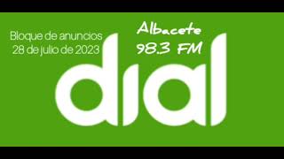 Cadena Dial Albacete bloque de anuncios 280723 [upl. by Mafalda]