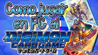 Como jugar en PC al Digimon Card Game 2020 [upl. by Einama]