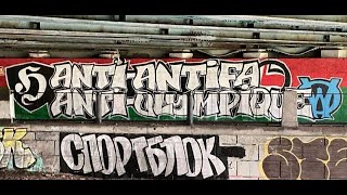 LOKOMOTIV MOSCOW HOOLIGANS AGAINST MARSEILLE  Moscow 15092021 [upl. by Eenhat]