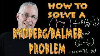 How to solve a RydbergBalmer problem with solution [upl. by Mayeda814]