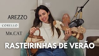 COMPRINHAS AREZZO  RASTEIRINHA E BOLSA PARA O VERÃO [upl. by Loveridge958]