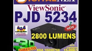 Proyector Viewsonic Pjd5234 3d Directo 2800 Lumens Hdmi 1080p [upl. by Dupuy]