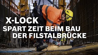 Bosch XLock spart beim Bau der Filstalbrücke kostbare Zeit [upl. by Lednar]