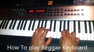 How to play reggae keyboard [upl. by Inig493]