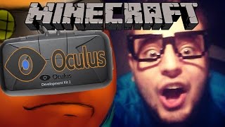 Minecraft в шлеме виртуальной реальности  Oculus Rift DK2 [upl. by Neiviv]