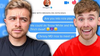 I Pretended to be ChrisMD on Tinder and got  matches [upl. by Hepsiba104]