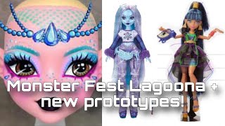 MONSTER HIGH NEWS Monster Fest Lagoona Leaks  Abbey and Monster Ball Cleo prototype leaks [upl. by Ibrek928]