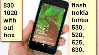 How To Flash Nokia Microsoft Lumia 530 Software Nokia Lumia 530  625 630 720 730 830 1020 [upl. by Zsamot689]