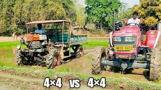 Unbelievable Battle Tractor vs Hand Engine [upl. by Ueihttam]