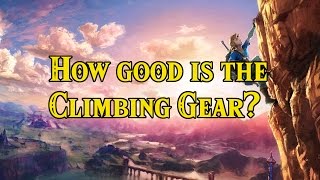 Zelda Breath of the Wild Climbing Gear Analysis  Upgrade Material Locations [upl. by Neyuh594]