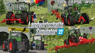 Erster GRASSCHNITT mit NEUEM FENDT XYLON 524 und FENDT 716 VARIO 💪🌿🚜💨  LS22  Timelapse 84 [upl. by Yemrots]