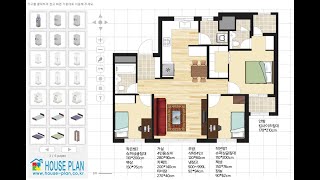 인천 e편한세상주안에듀서밋 63A TYPE 가구배치 프로그램 [upl. by Briano]