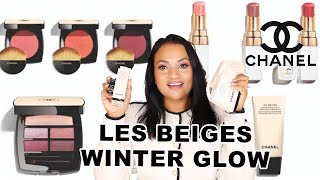 Chanel Les Beiges Winter Glow Collection 2024  New Chanel Makeup Collection  CleoLuxLife [upl. by Ammadis]