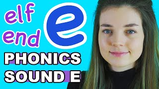 Phonics E SoundWords Phoneme [upl. by Eimia]