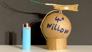 meine ERSTE 100mm selfmade Kugelbombe  4quot willow firework shell HD [upl. by Hallagan]