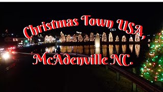 McAdenville Lights Christmas Town USA [upl. by Alliehs]