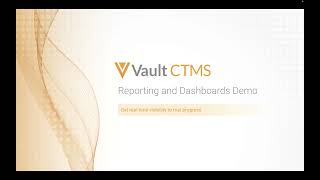 CTMS Reporting Demo [upl. by Aiyn]