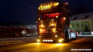 3 Lichterfahrt Weihnachtstrucks  Christmas Trucks 2022 Oelsnitz  Erzgebirge [upl. by Ntsud669]