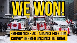 BREAKING Federal Court rules against Trudeau and Freeland Emergencies Act was unconstitutional [upl. by Valer480]