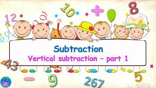 Vertical subtraction without borrowing  subtraction techniques  Grade 1  KG  Grade 2 [upl. by Aimaj811]