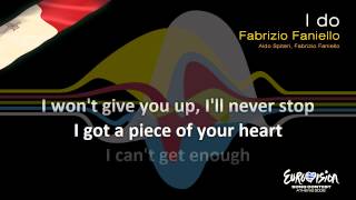 Fabrizio Faniello  quotI Doquot Malta  Karaoke version [upl. by Axia]