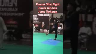 Pencak Silat Fight Junior Jatuhan Jurus Terkeren dennywewey9649 [upl. by Ynnus134]