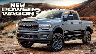 New Ram POWER WAGON News Heres What Is Coming Down the Pipeline This Year [upl. by Photima]