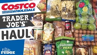 LARGE Grocery HAUL  VLOG  Costco amp Trader Joes [upl. by Aerdnek143]