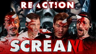 SCREAM 6 2023 MOVIE REACTION  First Time Watching [upl. by Lekzehcey]