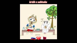 laebb x zabivaka canción 🇷🇺❤🇶🇦😢😭 [upl. by Drarig]