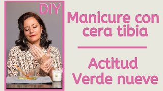 Cómo reparar las manos secas Tratamiento Spa para Manos casero Cera de soya [upl. by Yahs724]