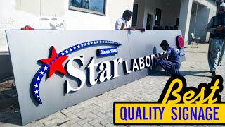 Best Quality 3D Custom Signage  Brightest Sign Board Makers in Pakistan  Glowing Signage [upl. by Vala]