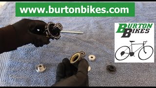 Burton Bikes Mavic wheel hub bearing replacement [upl. by Adnirolc782]