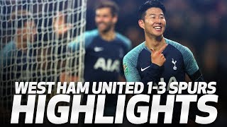 HIGHLIGHTS  West Ham United 13 Spurs Carabao Cup Fourth Round [upl. by Nariko882]