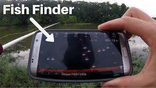 CATCHING FISH using your SMARTPHONE Deeper Pro Sonar [upl. by Ahseiyt]