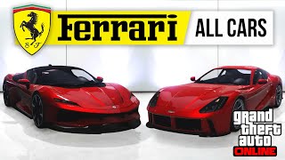 All Ferrari Cars in GTA 5 Online 2024 indepth guide [upl. by Erminie]