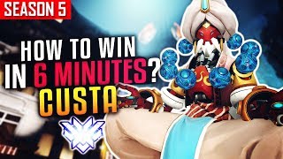 Worlds Best Zenyatta HOW TO WIN IN 6 MINS  Fnatic CUSTA S5 TOP 500 [upl. by Eimma]