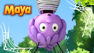 MAYA Y WILLY HAN CAÍDO EN LA TRAMPA DE LA ARAÑA 🐝 CAPÍTULOS DE MAYA para niños en ESPAÑOL 🐝 [upl. by Haimehen377]