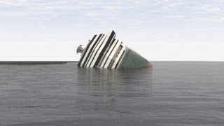 Costa Concordia wreck removal [upl. by Lotsirk163]