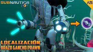 Localización BRAZO GANCHO PRAWN 💪 21  Subnautica Versión final [upl. by Norad]