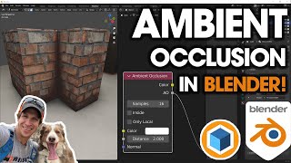 How to Add AMBIENT OCCLUSION in Blender Ambient Occlusion Node Tutorial [upl. by Petracca]