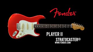 FENDER Player II Stratocaster®  Coral Red  Tone Master Pro [upl. by Dian]